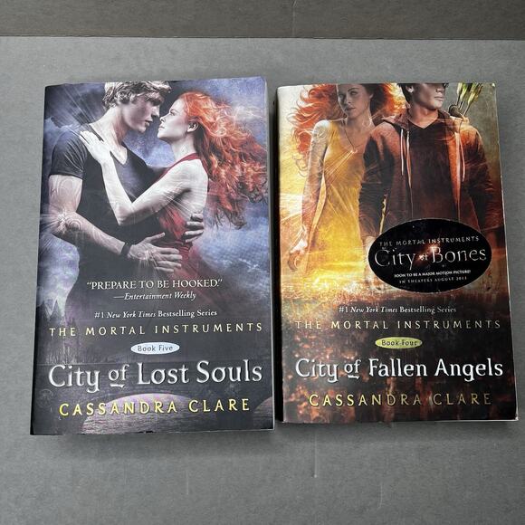 THE MORTAL INSTRUMENTS Books 4&5 City of Lost Souls & City Of Fallen Angels - Picture 1 of 8